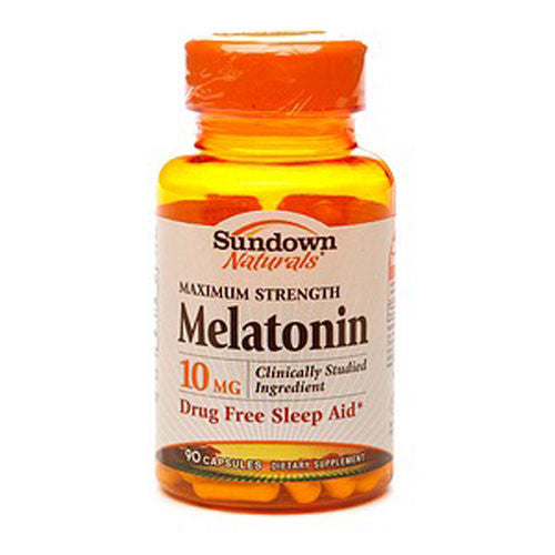 Sundown Naturals Maximum Strength Melatonin 10 Mg Capsules - 90 Ea